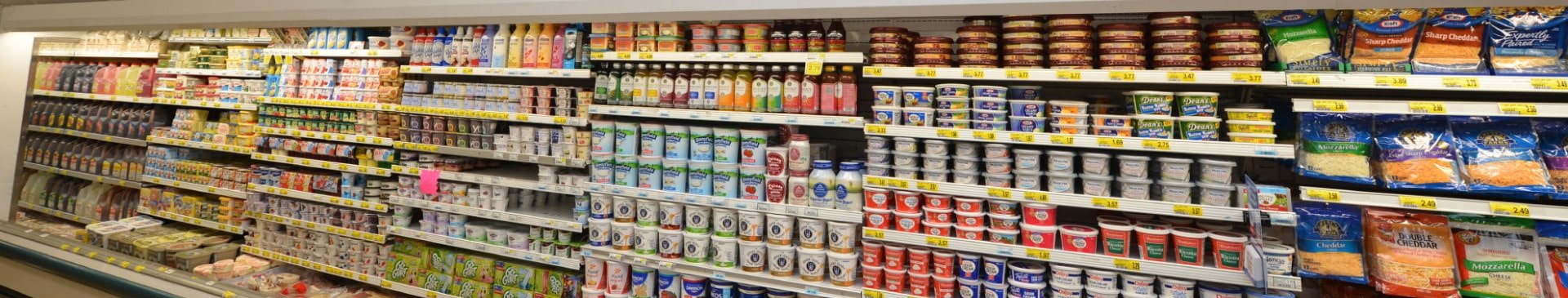 Dairy area at the Piggly Wiggly Dairy area at the Piggly Wiggly