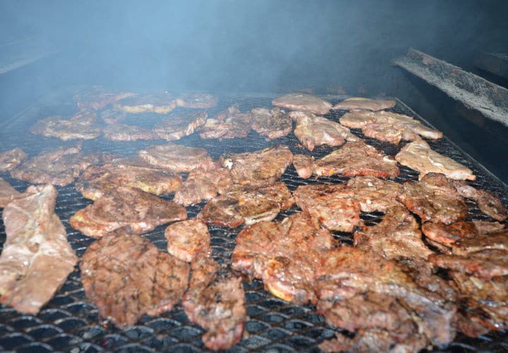 Steak being cooked at Piggly Wiggly Apalachicola, FL