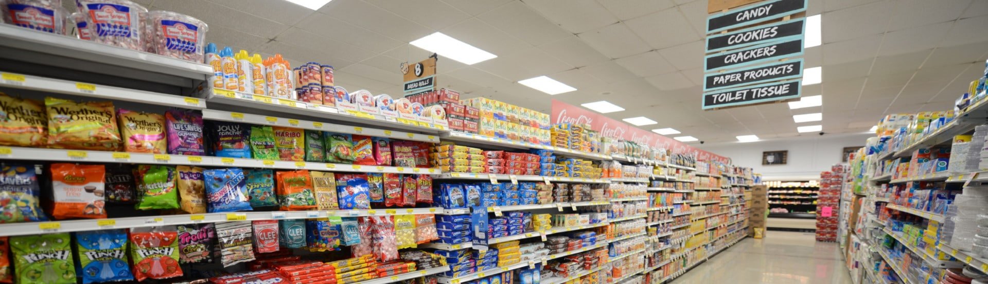 Grocery Store isle in Apalachicola