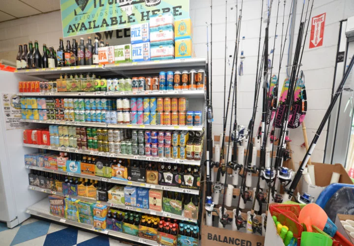 Piggly Wiggly Xpress Beer and Fishing Gear on St. George Island Piggly Wiggly Xpress Beer and Fishing Gear on St. George Island