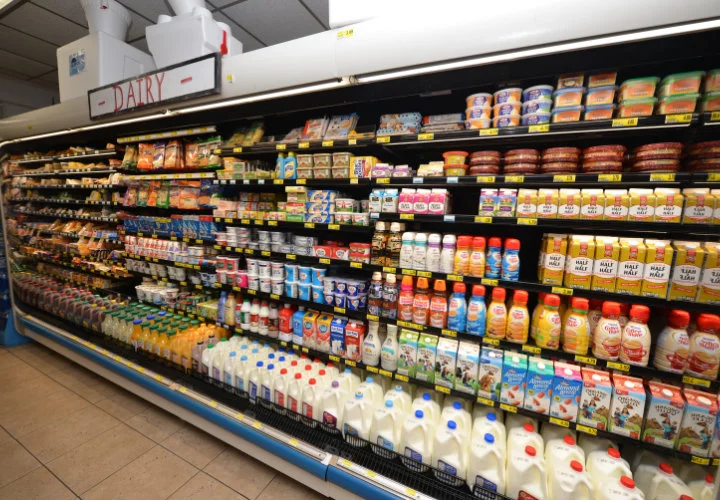St. George Island Grocery Store Dairy Selection