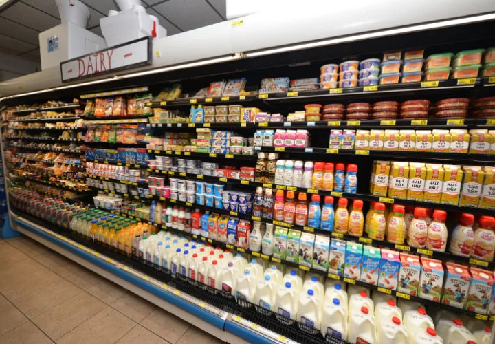 St. George Island Grocery Store Dairy Selection St. George Island Grocery Store Dairy Selection