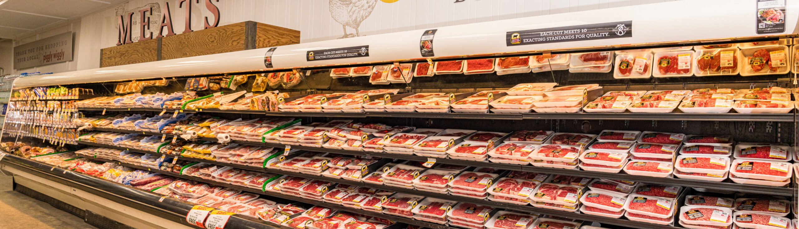 Meat Section at Apalachicola Piggly Wiggly