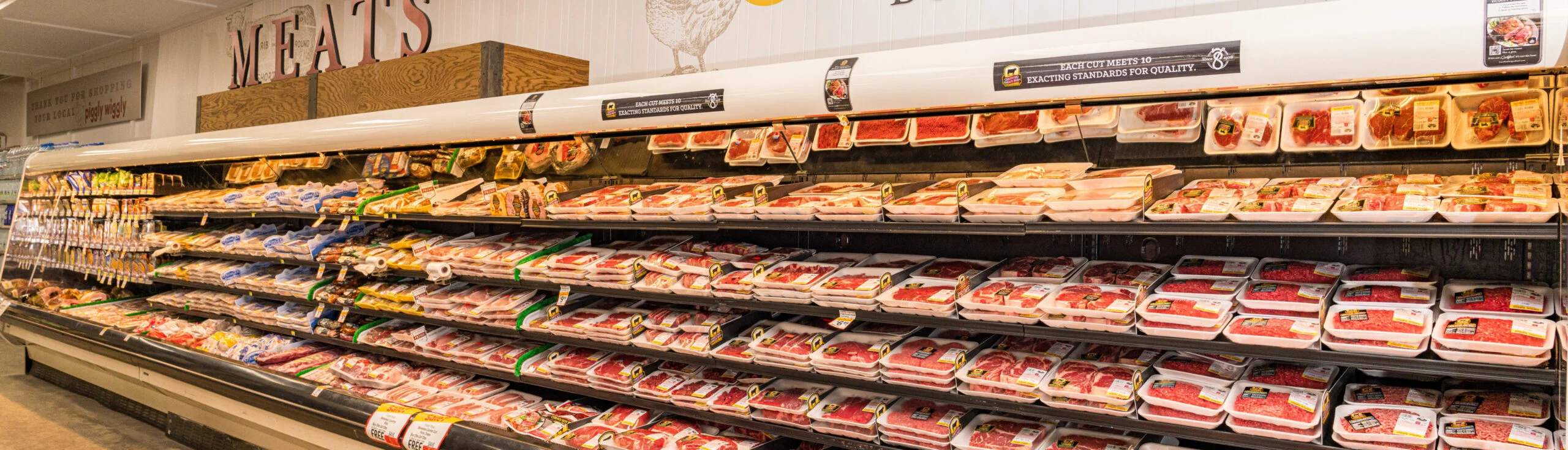 Meat Section at Apalachicola Piggly Wiggly